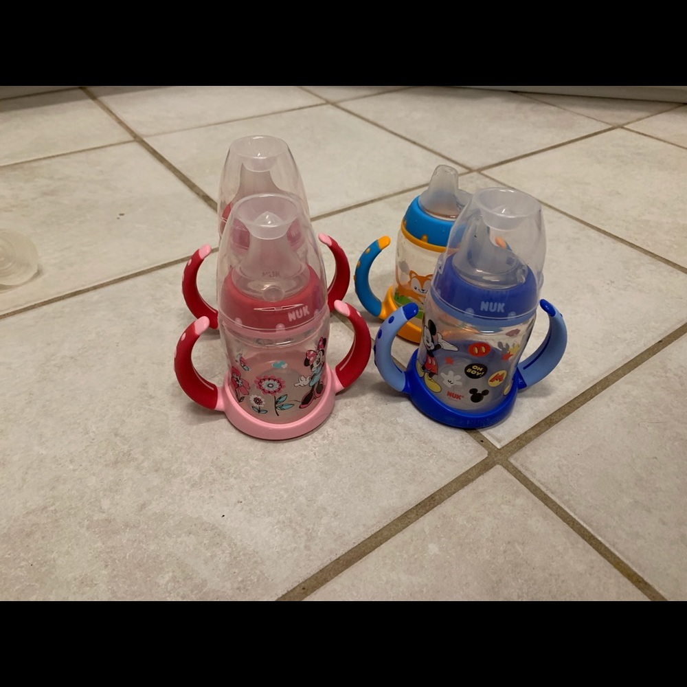4 Nuk sippy cups